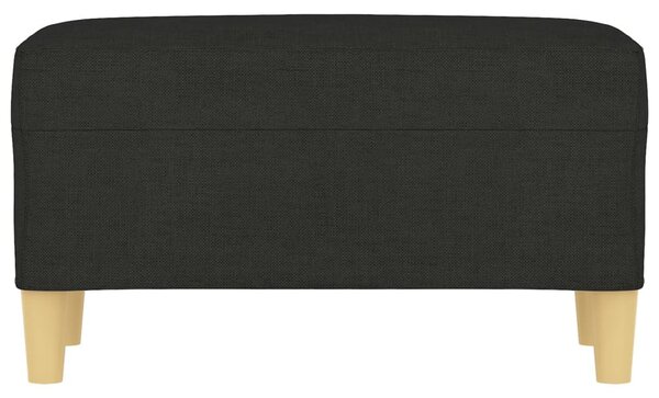 Fekete szövet pad 70 x 35 x 41 cm