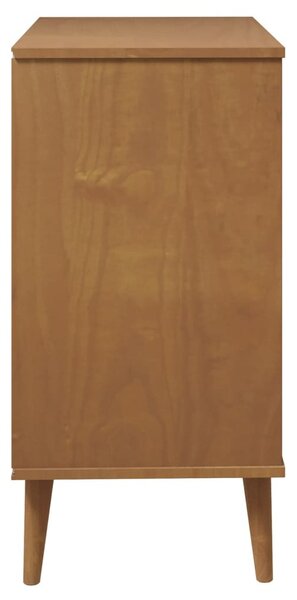 MOLDE barna tömör fenyőfa fiókos szekrény 80 x 40 x 80 cm