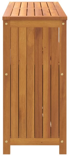 Tömör akácfa kerti tálalóasztal 110 x 35 x 75 cm