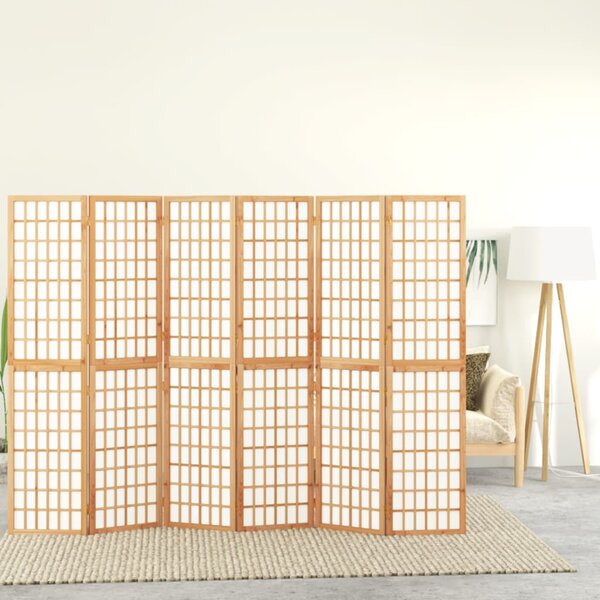 6-paneles japán stílusú összecsukható paraván 240 x 170 cm