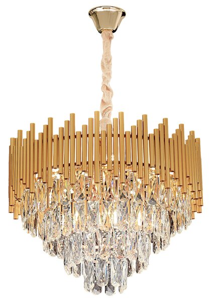 Mennyezeti függő lámpa G062-CP 50CM GOLD kristály arany