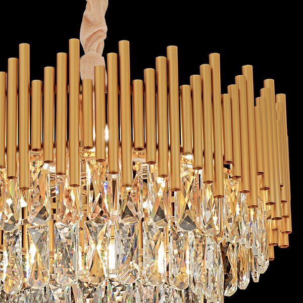 Mennyezeti függő lámpa G062-CP 50CM GOLD kristály arany