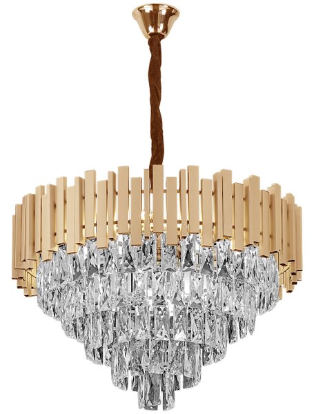Mennyezeti függő lámpa G050-CP 50CM GOLD kristály arany