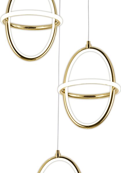 LED függőlámpa G064-3CPR Gold