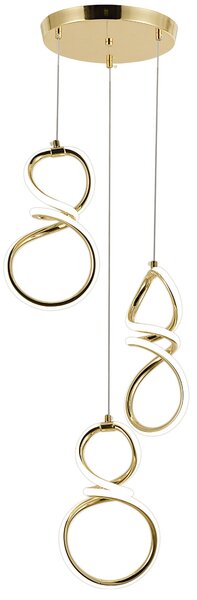 LED függőlámpa G073-3CPR Gold