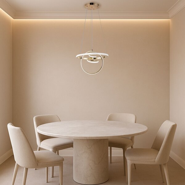 LED függőlámpa G066-CP Gold