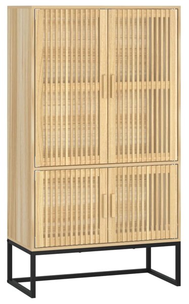 Szerelt fa magasszekrény 70x35x125 cm