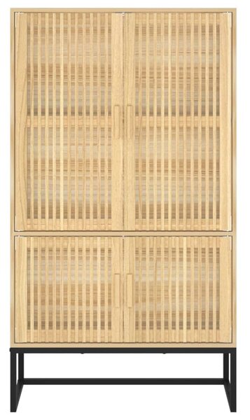 Szerelt fa magasszekrény 70x35x125 cm