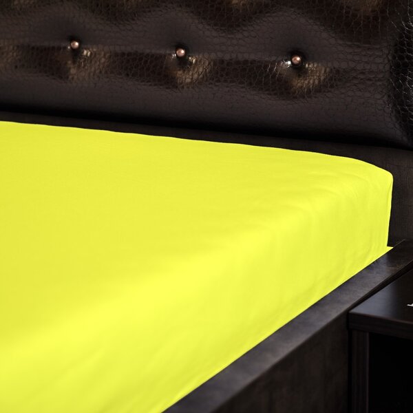 Jersey lepedő - sárga fény 26 Méretek: 60x120 cm