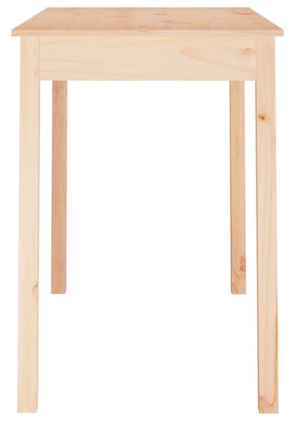 Tömör fenyőfa ebédlőasztal 110 x 55 x 75 cm
