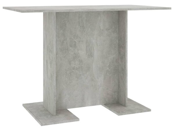 Betonszürke szerelt fa étkezőasztal 110 x 60 x 75 cm