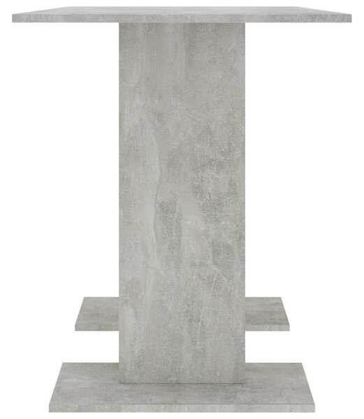 Betonszürke szerelt fa étkezőasztal 110 x 60 x 75 cm