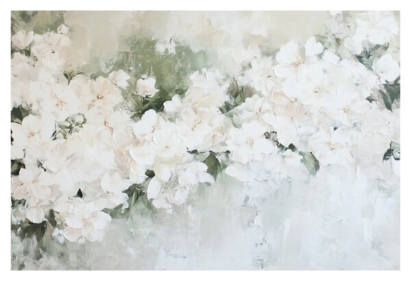 Kép - Fehér virág absztrakció (90x60 cm)