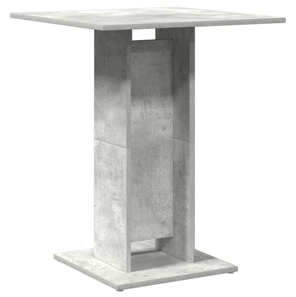 Betonszürke szerelt fa bisztróasztal 60 x 60 x 75 cm