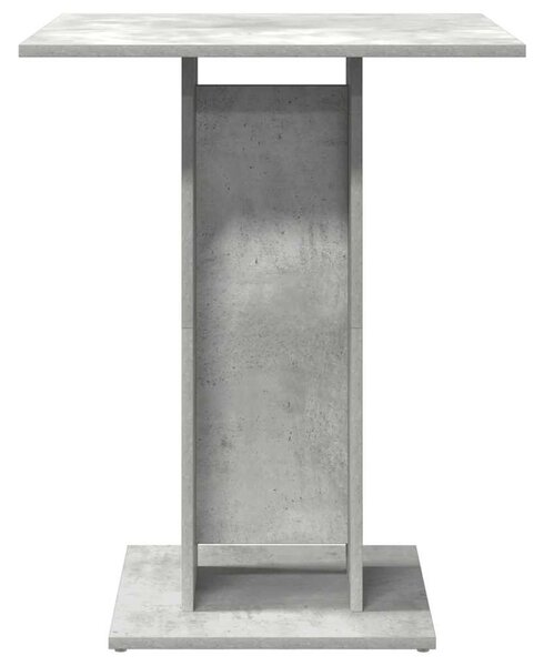 Betonszürke szerelt fa bisztróasztal 60 x 60 x 75 cm