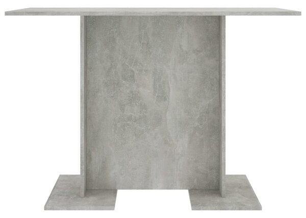Betonszürke szerelt fa étkezőasztal 110 x 60 x 75 cm