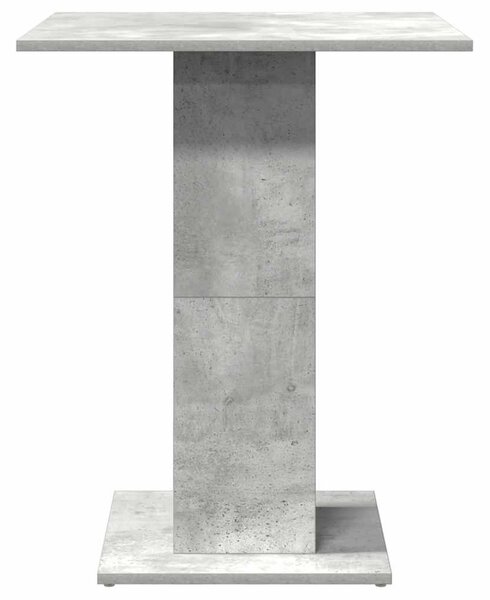 Betonszürke szerelt fa bisztróasztal 60 x 60 x 75 cm