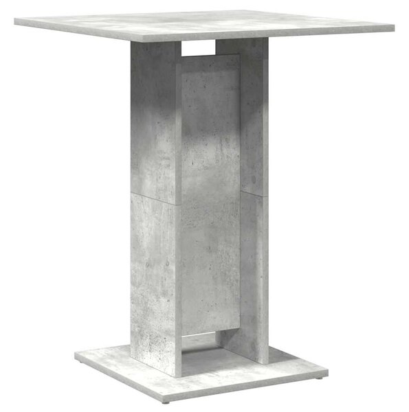 Betonszürke szerelt fa bisztróasztal 60 x 60 x 75 cm