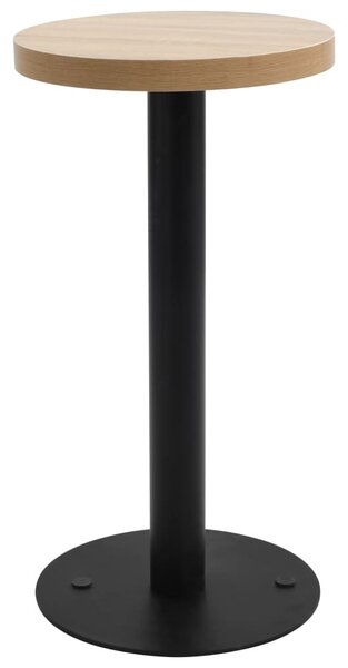 Világosbarna MDF bisztróasztal 40 cm