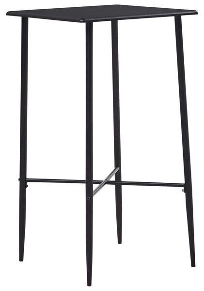 Fekete MDF bárasztal 60 x 60 x 111 cm