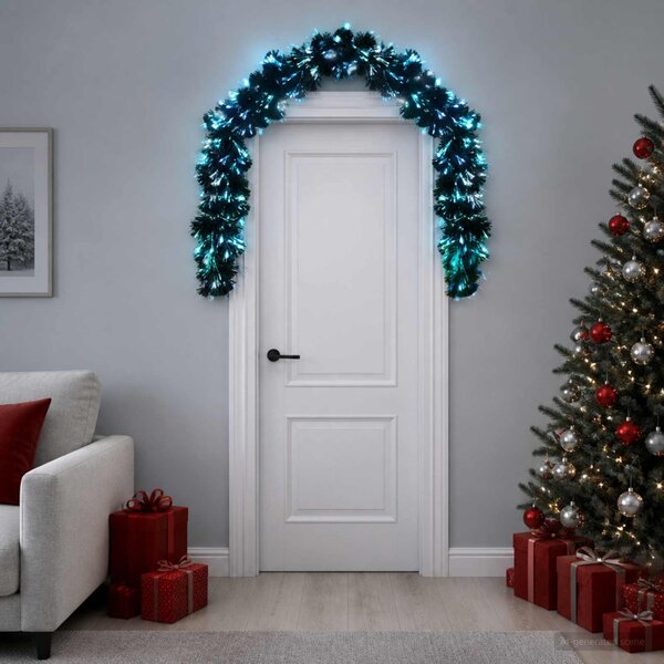 Karácsonyi girlanda 48 LED Többszínű PVC