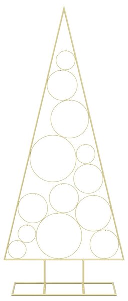 Fém karácsonyfa KUOPIO 150 cm Acél Arany