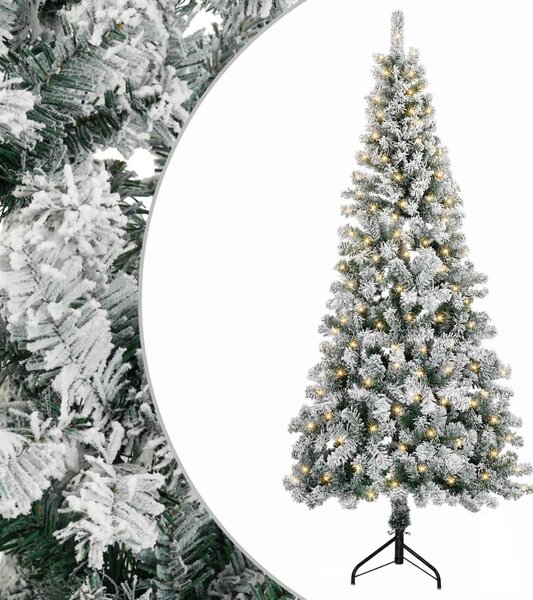 Műanyag Hajtogatós Karácsonyfa 180 cm 300 LED Meleg fehér