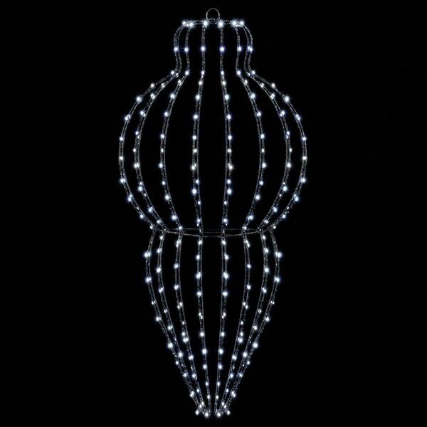 Karácsonyi csúcsdísz világítás 2 db 640 LED Hideg fehér