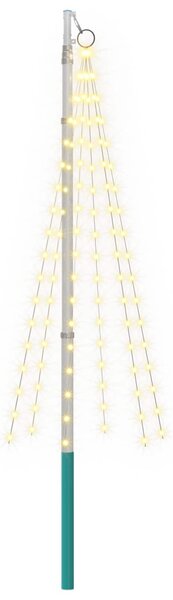 Karácsonyfa világítás rögzítőcövekkel és zászlórúddal 180 cm
