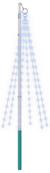 Karácsonyfa világítás rögzítőcövekkel és zászlórúddal 180 cm