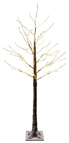 Havas LED-es karácsonyfa Barna 22 x 22 x 150 cm Műanyag 232 LED
