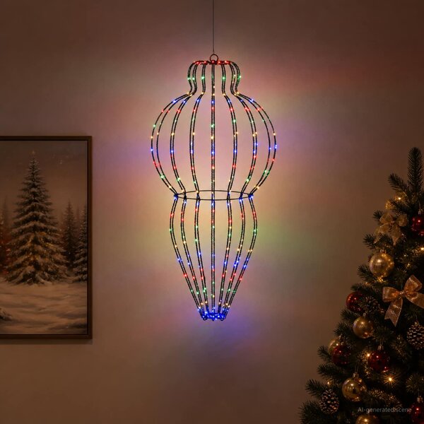 Karácsonyi csúcsdísz világítás 320 LED Többszínű