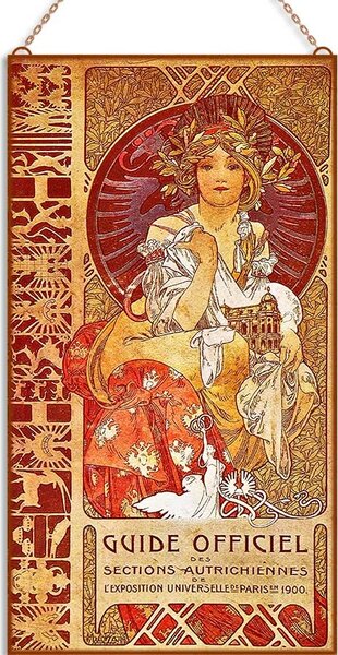 Alphonse Mucha - Guide Officiel üvegkép, falikép
