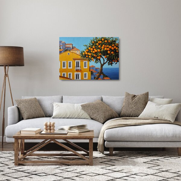Üveg kép - Narancsfa (70x50 cm)
