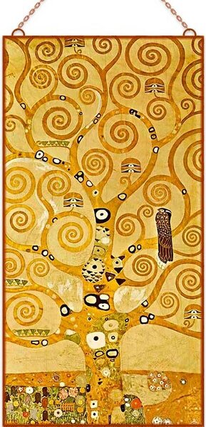 Klimt - Az élet fája üvegkép, falikép