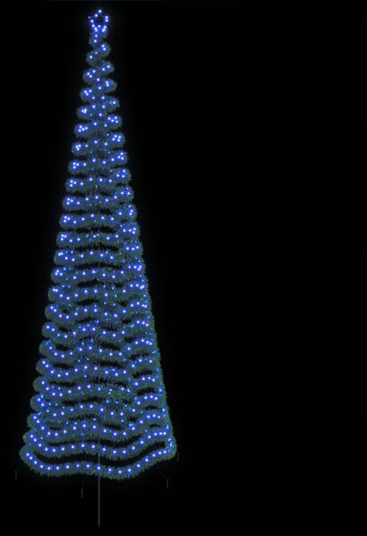 LED-es csillogó karácsonyfa földnyárssal EKENAS 400 cm 588 LED