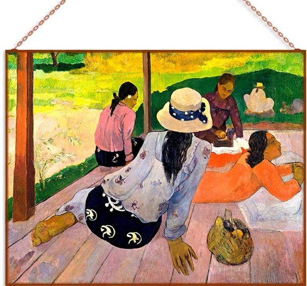 Paul Gauguin - Tahiti nők üvegkép, falikép