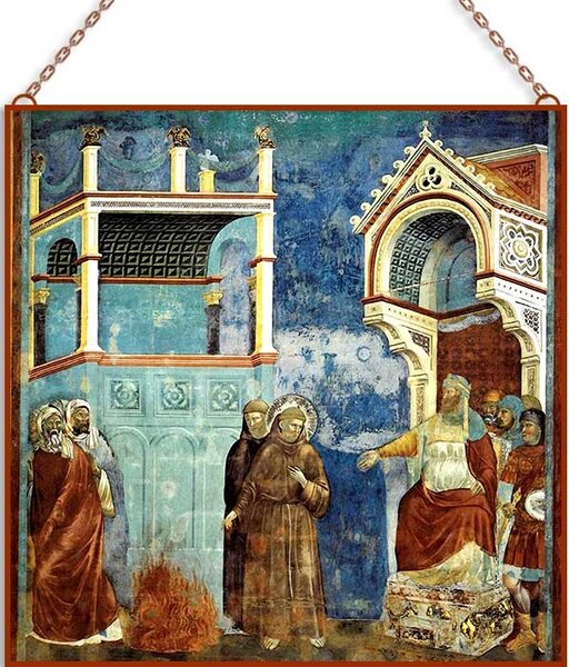 Giotto-The Sultan of Egypt üvegkép, falikép