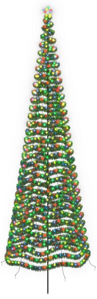 LED-es csillogó karácsonyfa földnyárssal EKENAS 500 cm 868 LED