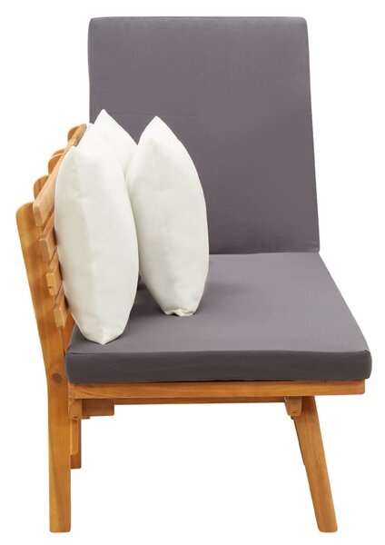 Tömör akácfa kerti heverő 200 x 65 cm