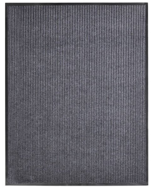 Szürke PVC lábtörlő 117x220 cm