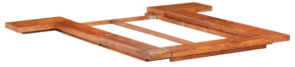 Japán stílusú tömör akácfa futon ágykeret 100 x 200 cm