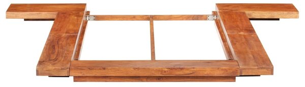 Japán stílusú tömör akácfa futon ágykeret 100 x 200 cm