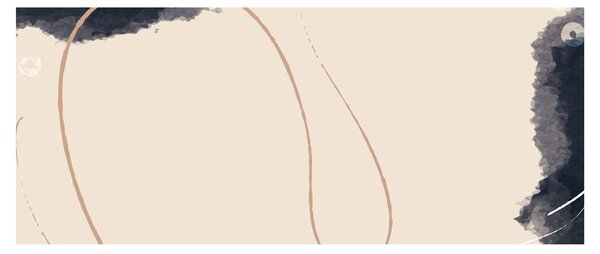 Kép - Bézs absztrakció (120x50 cm)