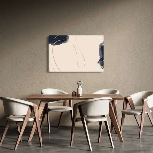 Kép - Bézs absztrakció (90x60 cm)
