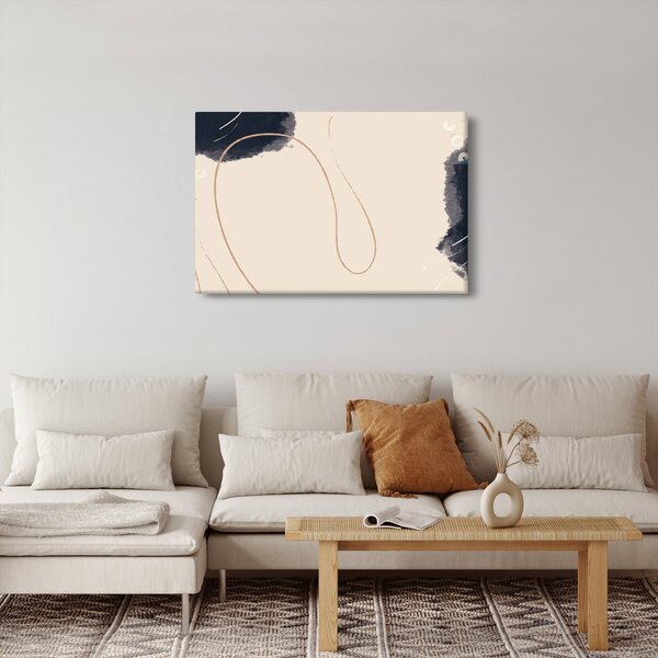 Kép - Bézs absztrakció (90x60 cm)