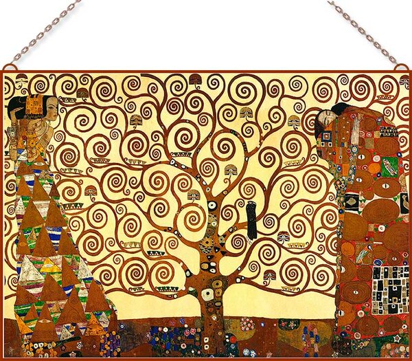 Gustav Klimt - Tree of Life üvegkép, falikép