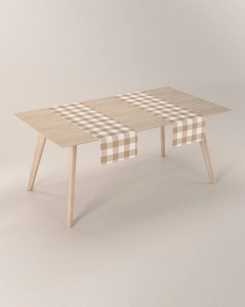 Asztali futó termék színe bézs szövet mintás