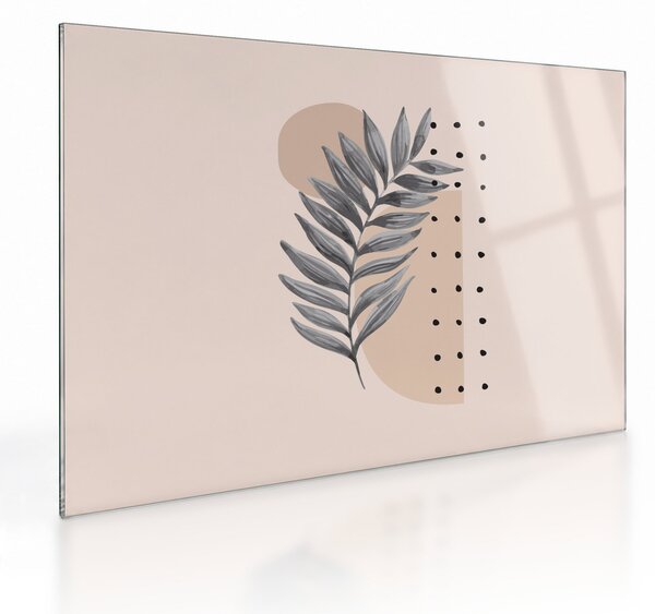 Üveg kép - N⁰2 illusztrált lap (70x50 cm)