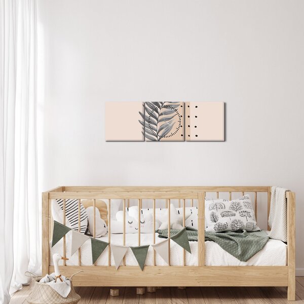 Kép - N⁰2 illusztrált lap (órával) (90x30 cm)
